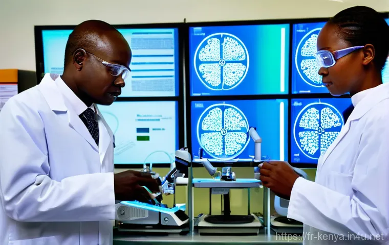 케냐의 의약품 산업 - **Prompt 2: Digital Health Innovation in Rural Kenya**
    "A heartwarming and dynamic image depicti...