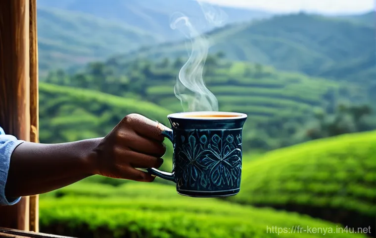 케냐 홍차 수출 - **Prompt 2: The Art of Tea Sorting and Quality Control**
    "An indoor scene within a modern yet tr...